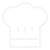 Chef and cuisine icon